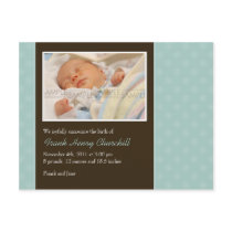 Our Little Prince • Baby Announcement postcards by CSKidsOccasions Our Little Prince • Baby Announcement postcards