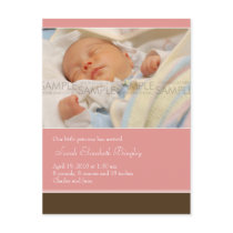 Our Little Princess • Baby Announcement postcards