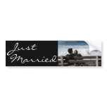 Our Love - Just Married Bumper Sticker