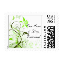 Our Love & Lives Entwined Vine - Customized Postage Stamp