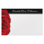 Our Love Rose ~ horizontal stationery