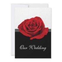 Our Love Rose ~ Wedding Invitations