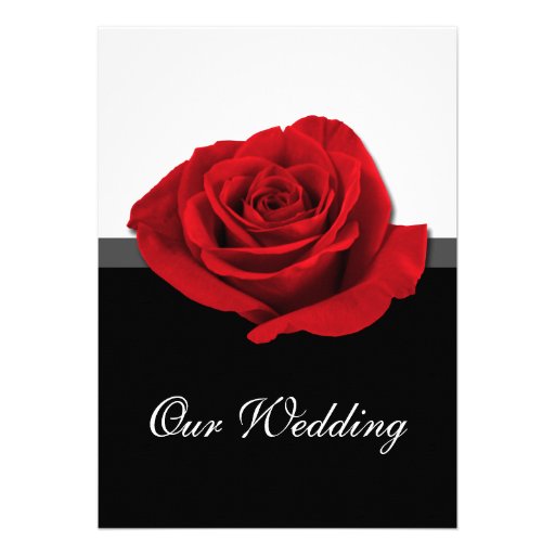 Our Love Rose ~ Wedding Invitations