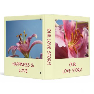OUR LOVE STORY! Binder Memories Book Lily gifts binder