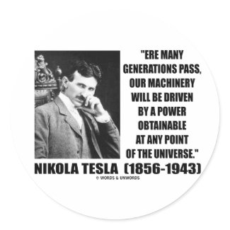 Our Machinery Will Be Driven By A Power Obtainable sticker