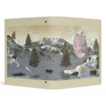 Our Memories Winter Mountain Scene binders