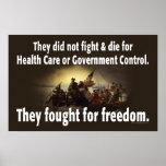 Our Military fought for freedom.... posters