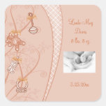 Our New Addition In Peach Hues Stickers