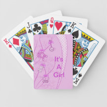 Our New Addition In Pink Hues Playing Cards