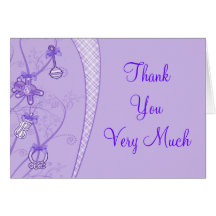 Our New Addition In Purple Hues Greeting Card