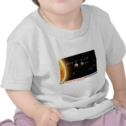 Our New And Improved Solar System (Galactic Humor) T-shirts