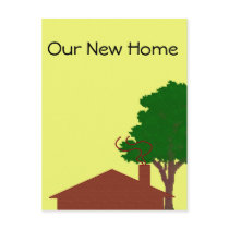Our New Home postcards by partypassion Our New Home postcards