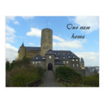 Our new home - We've moved castle cards Postcard