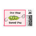 Our New Sweet Pea - Baby Girl postage