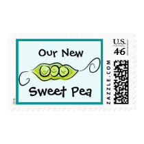 Our New Sweet Pea postage by traci_designs Our New Sweet Pea postage