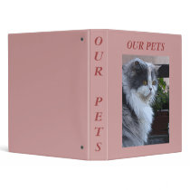 OUR PETS binders