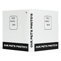 OUR PET'S PHOTO'S Binder