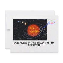 Our Place In The Solar System Revisited Announcements