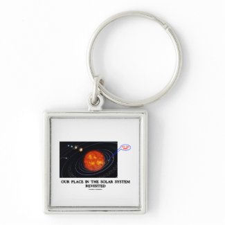 Our Place In The Solar System Revisited keychain