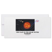 Our Place In The Solar System Revisited Customized Rack Card
