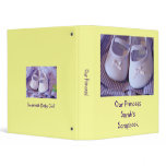 Our Princess Baby Name Scrapbook binder Booties