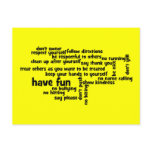 Our School Classroom Rules Post Card
