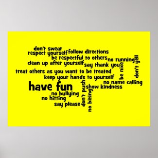 Our School Classroom Rules print