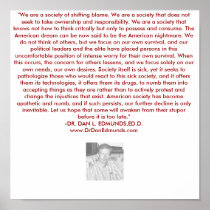 OUR SOCIETY IN DISTRESS POSTERS