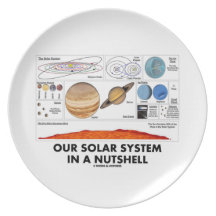 Our Solar System In A Nutshell (Galactic Attitude) Party Plate