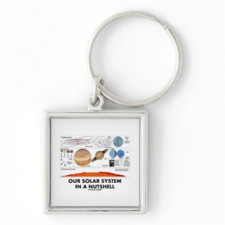 Our Solar System In A Nutshell keychain