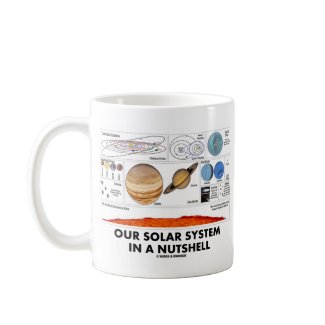 Our Solar System In A Nutshell mug