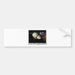 Our Solar System's Planets In Perspective Bumper Sticker