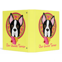 Our Sweet Terrier binders by totallypainted Our Sweet Terrier binders