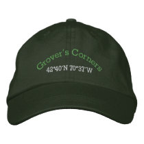 Our Town Embroidered Baseball Cap