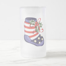 Our Troops Christmas Beer Mug