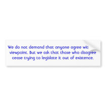 our viewpoint bumper stickers