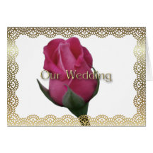 Our Wedding- 5A Greeting Card