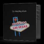 Our Wedding Album Married in Las Vegas binders
