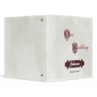 Our Wedding binder