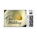Our Wedding - Calla Lily postage