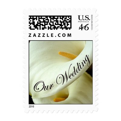 Our Wedding - Calla Lily Postage