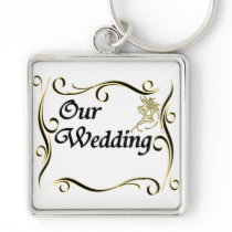 Our Wedding Custom Keychain