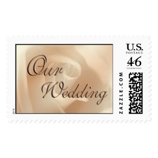 Our Wedding Custom Postage Stamp stamp