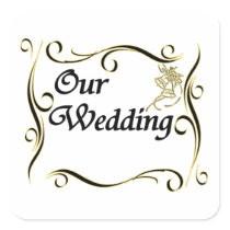 Our Wedding Custom Sticker
