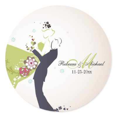 Our Wedding Day - Bride & Groom Stickers