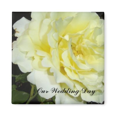 Our Wedding Day magnet by seashell2