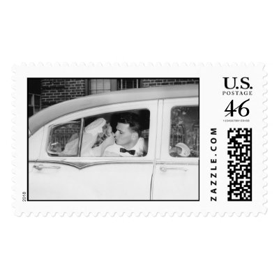Our Wedding Day Postage Stamps