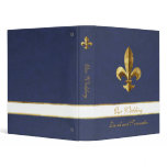 Our Wedding Fleur-de-lis binders