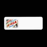 Our Wedding in Las Vegas Label labels