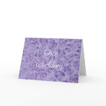 Our Wedding Invitations, shades of purple cards